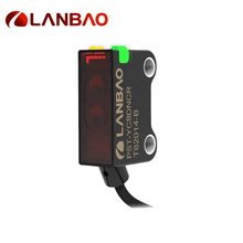 Lanbao Infrared Switch Sensor Npn Nc Focus Reflection Photoelectric Sensors With Transparent Detection